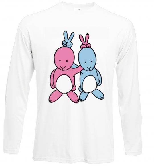 Реглан PASTEL RABBITS Білий фото