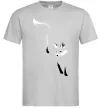 Мужская футболка Лисиця Серый Мужская футболка Лисиця Серый фото
