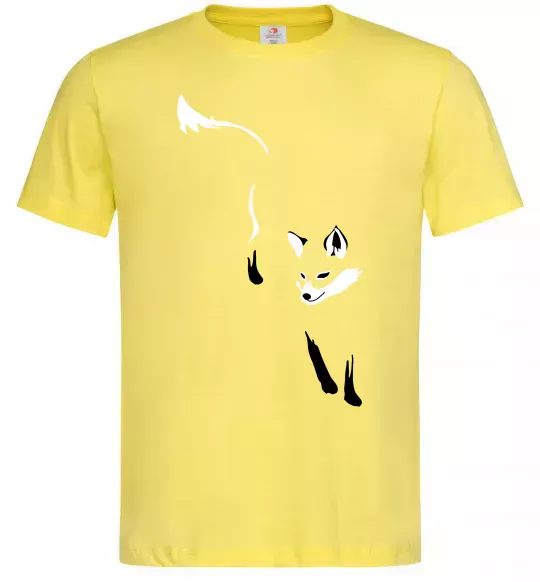 Мужская футболка Лисиця Лимонный фото