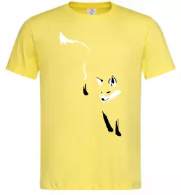 Мужская футболка Лисиця Лимонный фото