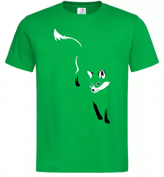 Мужская футболка Лисиця Зеленый фото