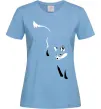 Жіноча футболка Лисиця Блакитний фото
