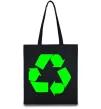 Эко-сумка RECYCLING Eco brand Черный фото