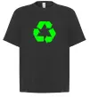 Футболка Оверсайз RECYCLING Eco brand Черный фото