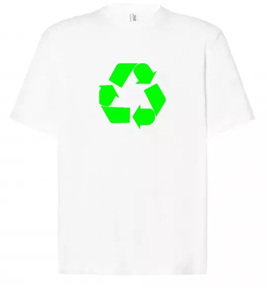 Футболка Оверсайз RECYCLING Eco brand Белый фото