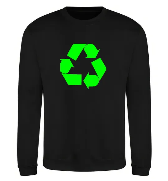 Світшот RECYCLING Eco brand Чорний фото