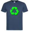 Мужская футболка RECYCLING Eco brand Темно-синий фото