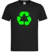 Мужская футболка RECYCLING Eco brand Черный фото