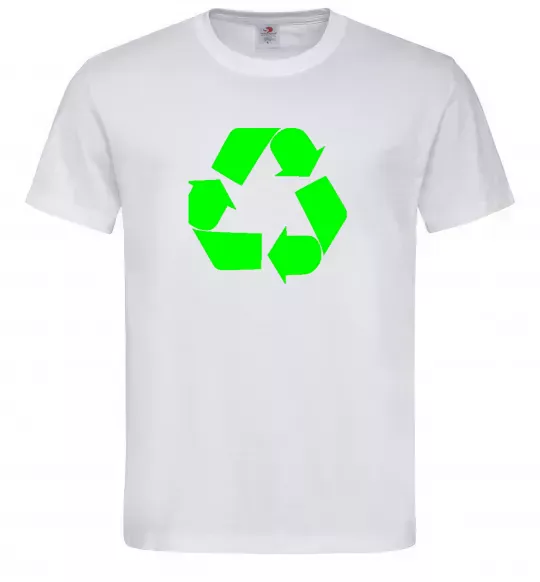 Мужская футболка RECYCLING Eco brand Белый фото