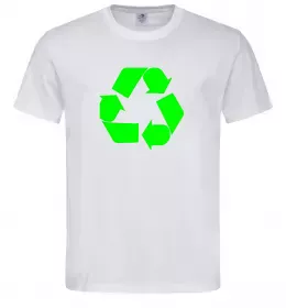 Мужская футболка RECYCLING Eco brand Белый фото