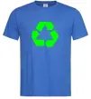 Мужская футболка RECYCLING Eco brand Ярко-синий фото