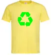 Мужская футболка RECYCLING Eco brand Лимонный фото