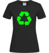 Жіноча футболка RECYCLING Eco brand Чорний фото