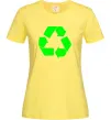 Жіноча футболка RECYCLING Eco brand Лимонний фото