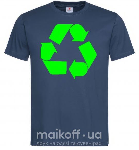 Мужская футболка RECYCLING Eco brand Темно-синий фото