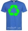 Чоловіча футболка RECYCLING Eco brand Яскраво-синій фото
