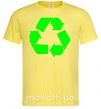 Чоловіча футболка RECYCLING Eco brand Лимонний фото