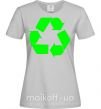 Жіноча футболка RECYCLING Eco brand Сірий фото