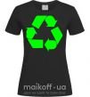 Женская футболка RECYCLING Eco brand Черный фото
