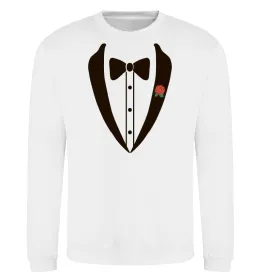 Світшот TIE ROSE Білий фото