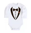 Дитячий бодік TIE ROSE Білий фото