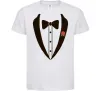 Детская футболка TIE ROSE Белый Детская футболка TIE ROSE Белый фото