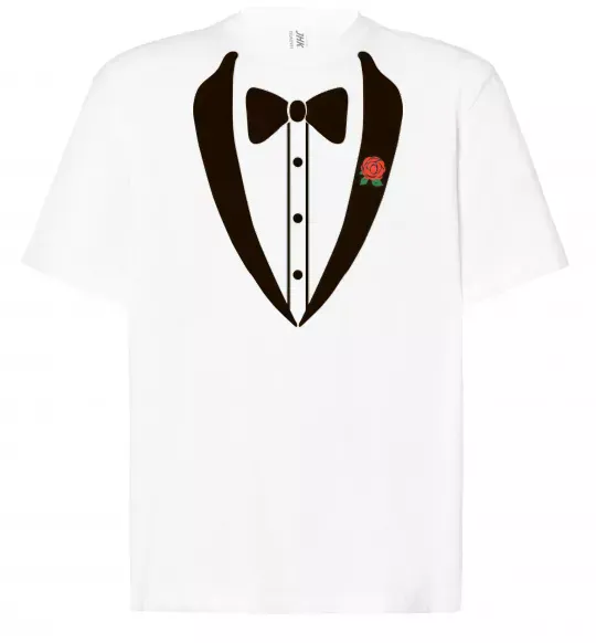 Футболка Оверсайз TIE ROSE Белый фото