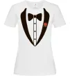 Жіноча футболка TIE ROSE Білий фото