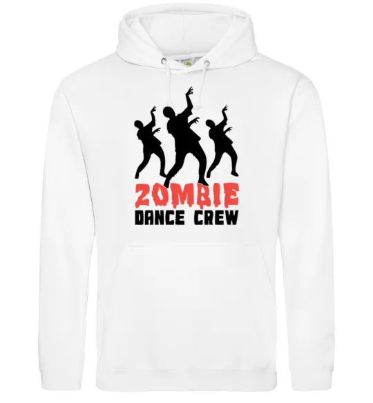 Жіноча толстовка (худі) ZOMBIE DANCE CREW Білий фото