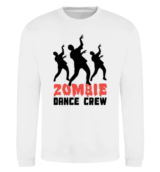 Свитшот ZOMBIE DANCE CREW Белый фото