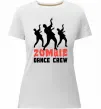 Женская премиум футболка ZOMBIE DANCE CREW Белый фото