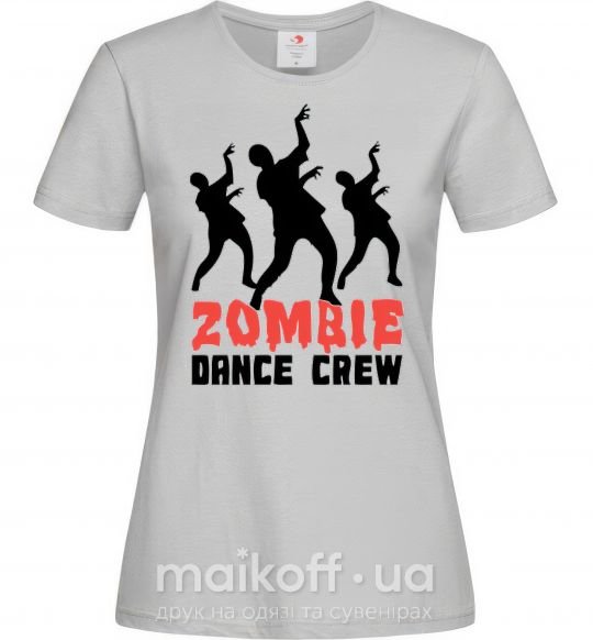 Женская футболка ZOMBIE DANCE CREW Серый фото