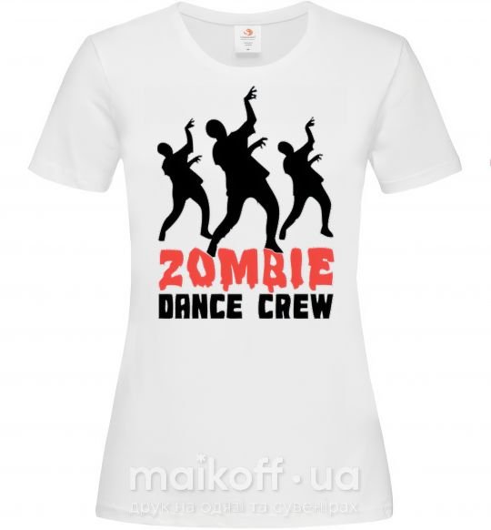 Женская футболка ZOMBIE DANCE CREW Белый фото