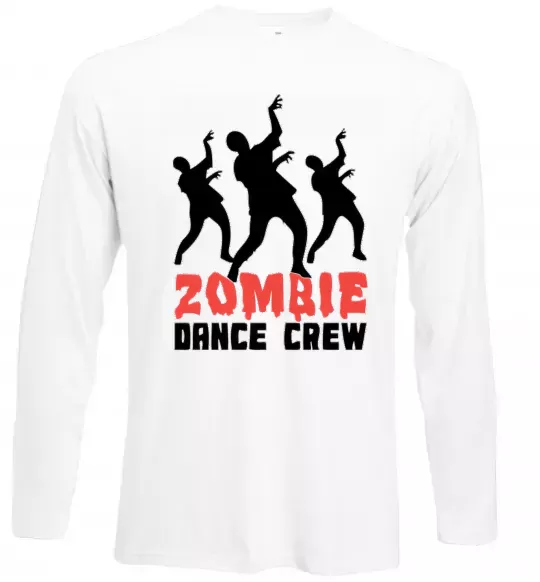 Лонгслив ZOMBIE DANCE CREW Белый фото