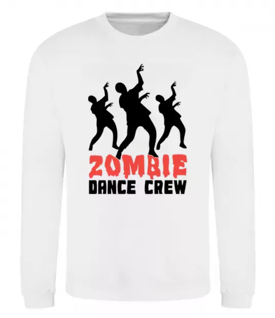 Світшот ZOMBIE DANCE CREW Білий фото
