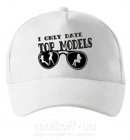 Кепка I ONLY DATE TOP MODELS Белый фото