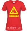 Жіноча футболка НЕ ЗЛИ БОГІВ! Червоний фото