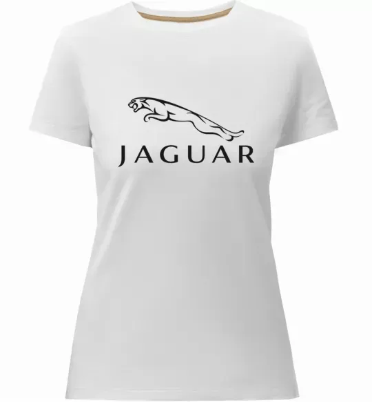 Женская премиум футболка JAGUAR Белый фото