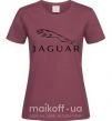 Жіноча футболка JAGUAR Бордовий фото