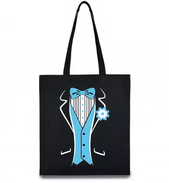 Эко-сумка BLUE TIE Черный фото