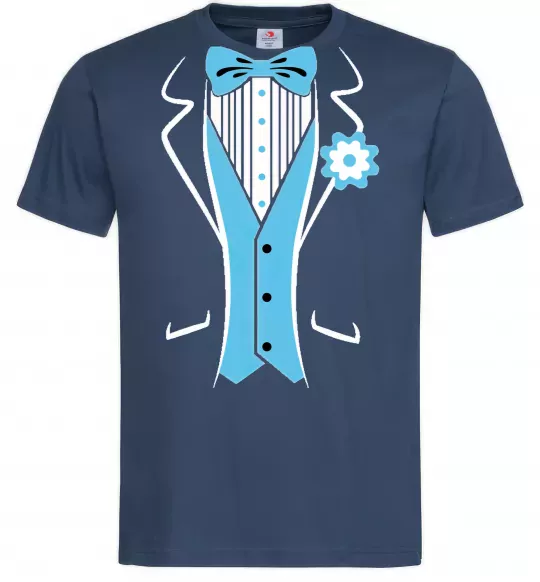 Мужская футболка BLUE TIE Темно-синий фото