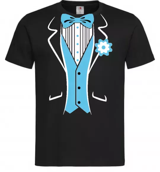 Мужская футболка BLUE TIE Черный фото