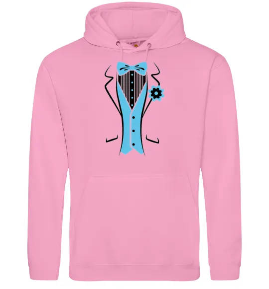 Мужская толстовка (худи) BLUE TIE Розовый фото