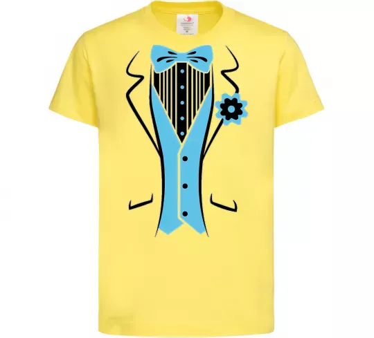 Дитяча футболка BLUE TIE Лимонний фото