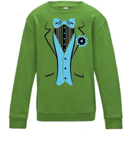 Детский Свитшот BLUE TIE Лаймовый фото