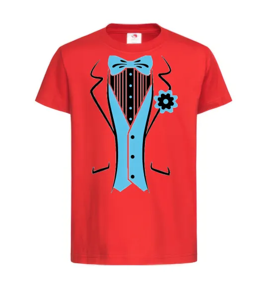 Детская футболка BLUE TIE Красный фото