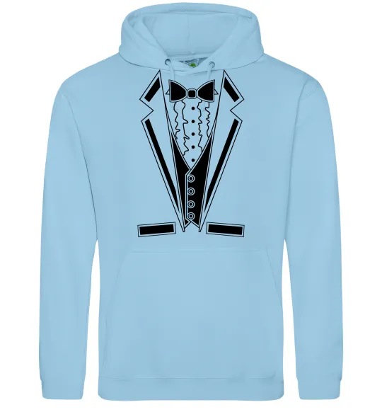 Чоловіча толстовка (худі) LACE TWIST Блакитний фото