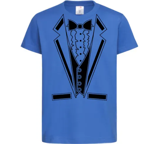 Детская футболка LACE TWIST Ярко-синий фото