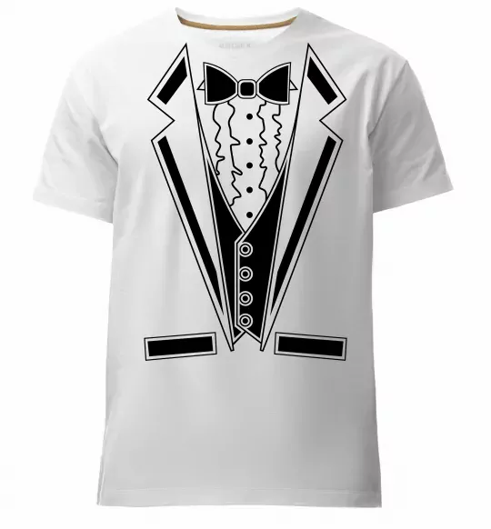 Мужская премиум футболка LACE TWIST Белый фото