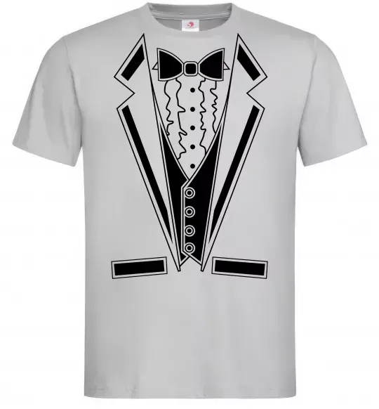 Мужская футболка LACE TWIST Серый фото